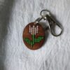 Tulip - Handmade Cross Stitch Keychain