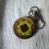 Sunflower Cross Stitch Keychain