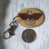Eagle - Handmade Cross Stitch Keychain