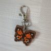 Butterfly - Handmade Cross Stitch Keychain