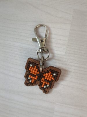 IMG_20260725_182358_324 Butterfly - Handmade Cross Stitch Keychain