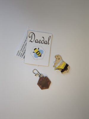 IMG_20260803_124531 Honey Bee Keychain - DIY Cross Stitch Kit