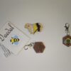 Honey Bee Keychain - DIY Cross Stitch Kit
