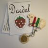 Strawberry Keychain - DIY Cross Stitch Kit