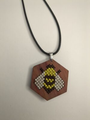 Honey Bee Pendant Necklace